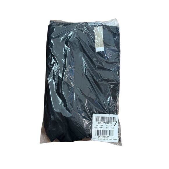 NWT J CREW Trouser maxi skirt in viscose crepe in black - Picture 6 of 7